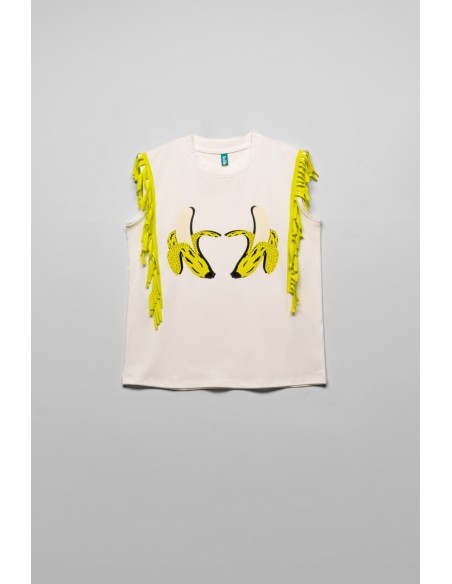 Blusa Flequitos Plàtano Amarillo