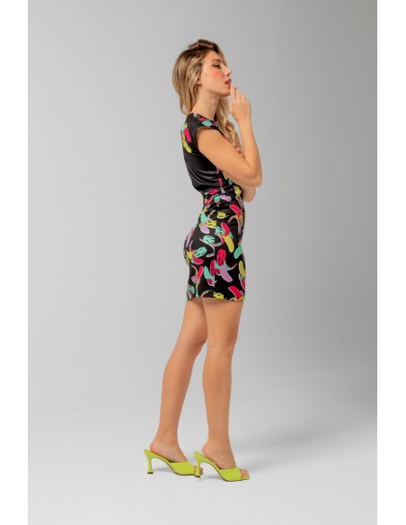 Vestido Corto Plàtano Espalda Descubiert