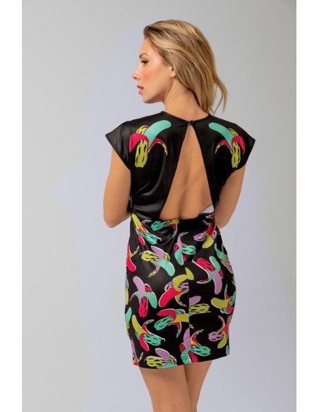 Vestido Corto Plàtano Espalda Descubiert