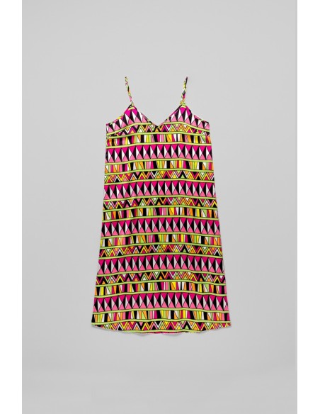 Vestido Camisero Lencero Largo