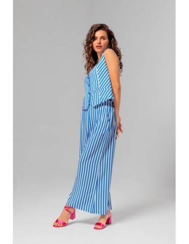 Chaleco Rayas Azules Y Blancas