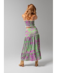 Falda Estampada Lila 2