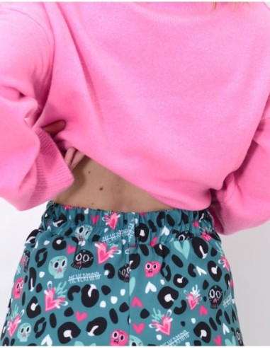 Pantalòn Calaveras Verde