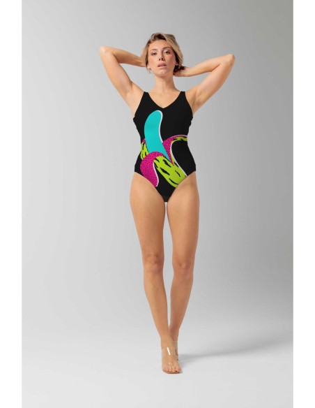Bañador Mujer Reversible Platanos