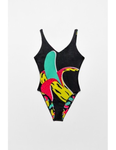 Bañador Mujer Reversible Platanos