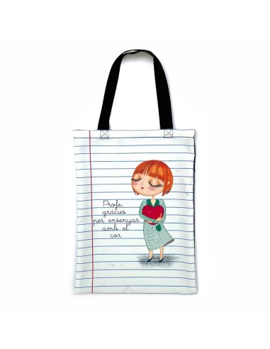 Tote Bag Profe Corazon Cat