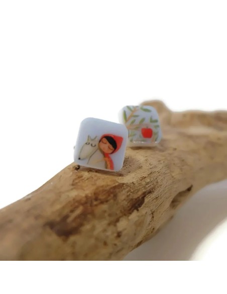 Pendientes Caperucita