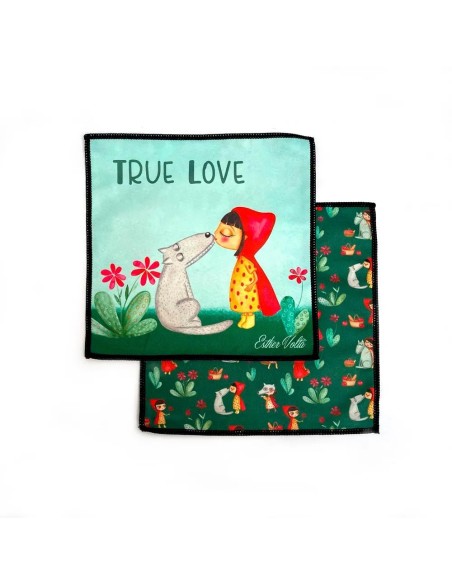 Paño Limpia Gafas Amor Verdadero