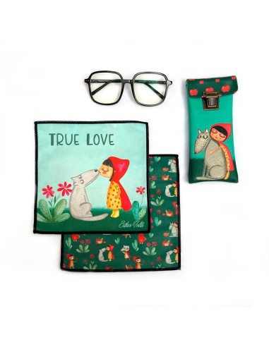 Paño Limpia Gafas Amor Verdadero