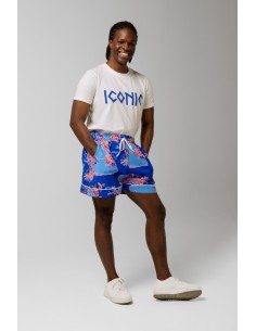 Pantalòn Corto Azul