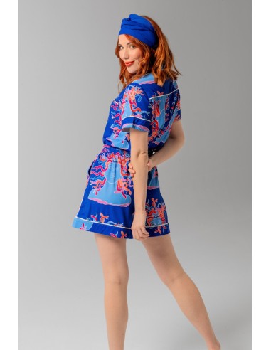 Pantalòn Corto Azul