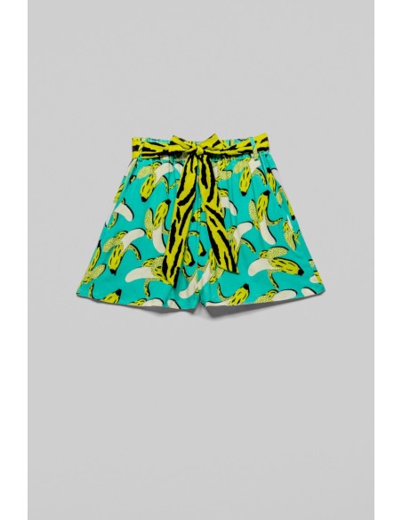 Pantalòn Corto Estampado Plàtanos
