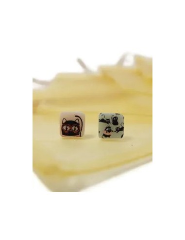 Mini Pendientes Gato