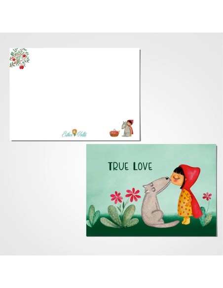 Tarjeta Caperucita Roja