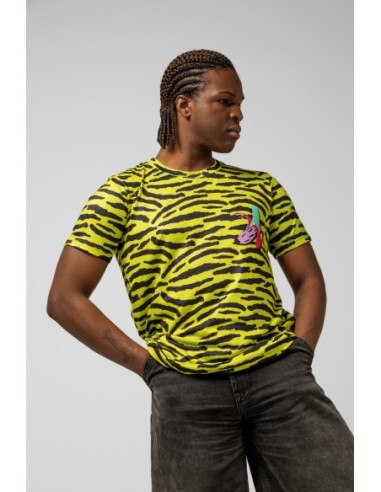 Camiseta Cebra Verde Negra