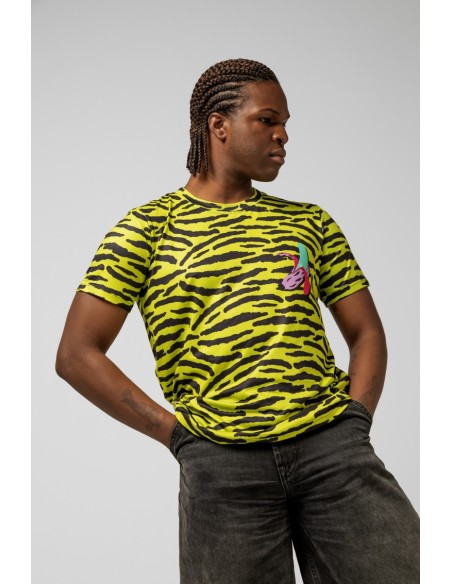 Camiseta Cebra Verde Negra