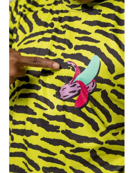 Camiseta Cebra Verde Negra